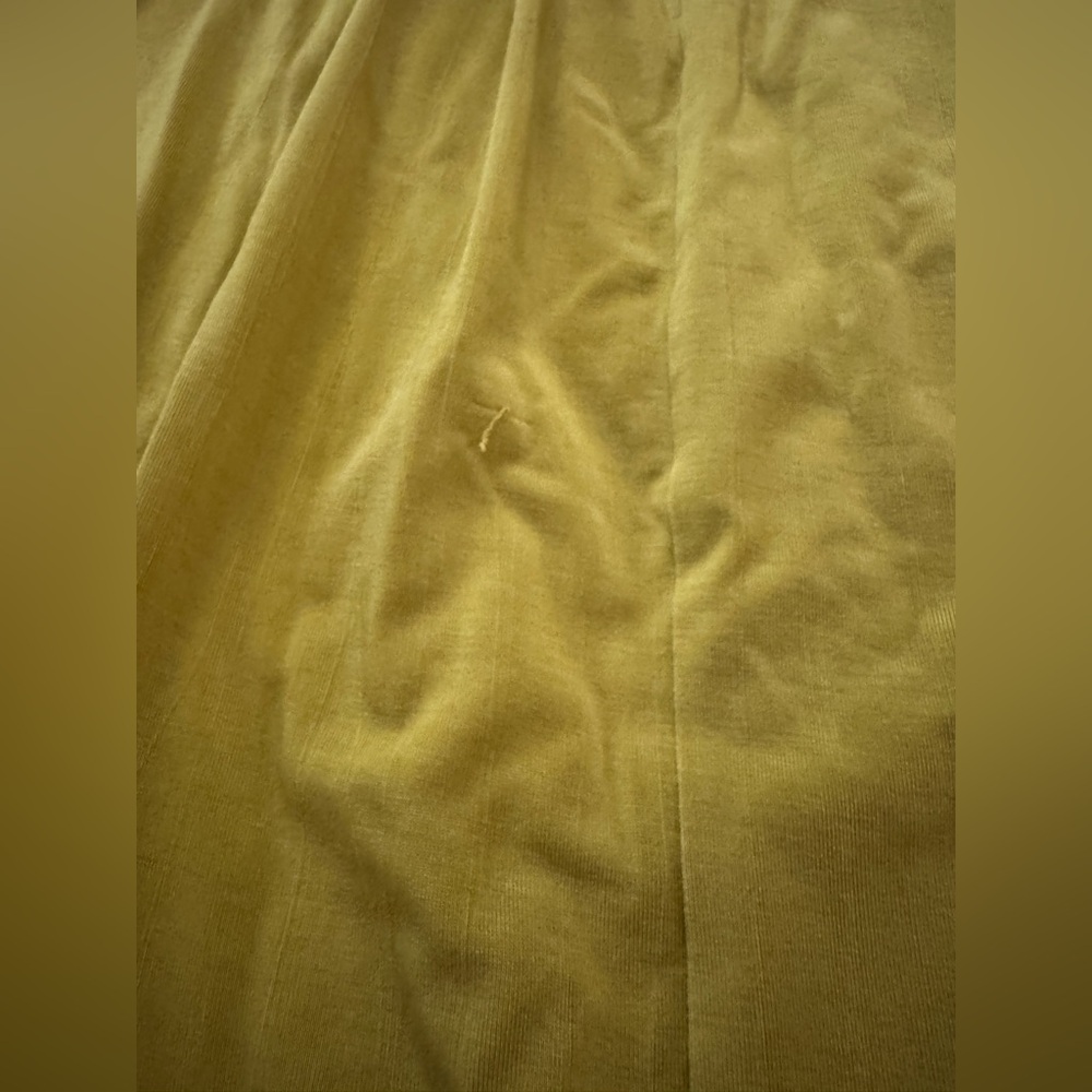 🦋 Purusha People Marguerite Daisy Dress 🌼 Medium Yellow Full Length Tie Sleeves - Picture 11 of 12